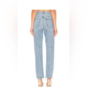 Agolde Light Blue Straight Leg Jeans